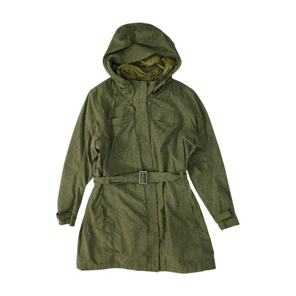 Olive Solid Rain Jacket