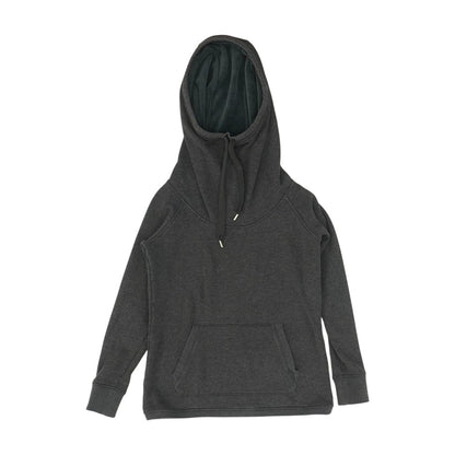 Gray Solid Hoodie Pullover