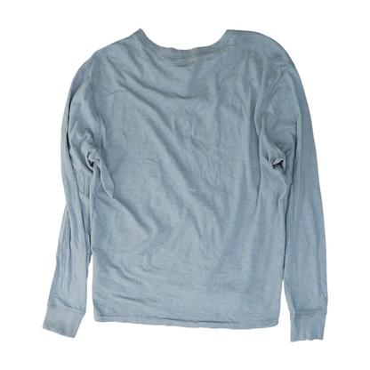Gray Solid Henley T-Shirt