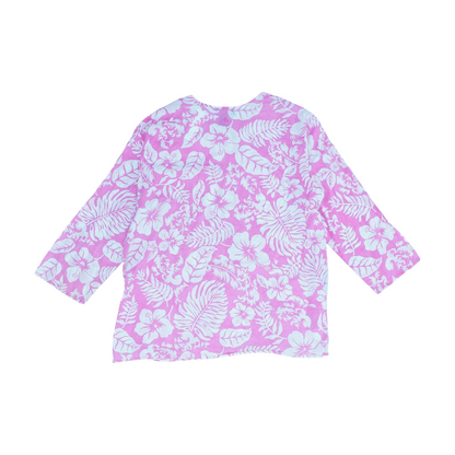 Pink Floral Blouse