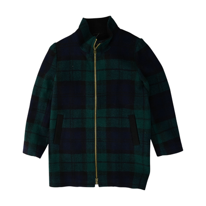 Green Plaid Coat