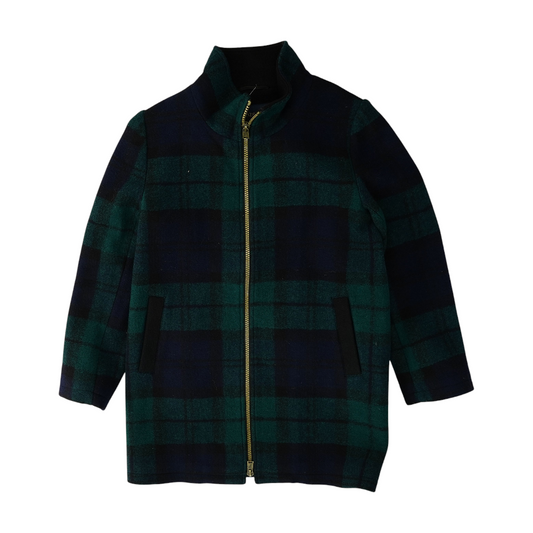 Green Plaid Coat