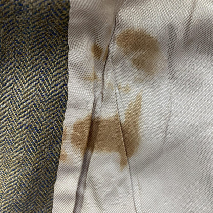 Vintage Brown Long Solid Sport Coat