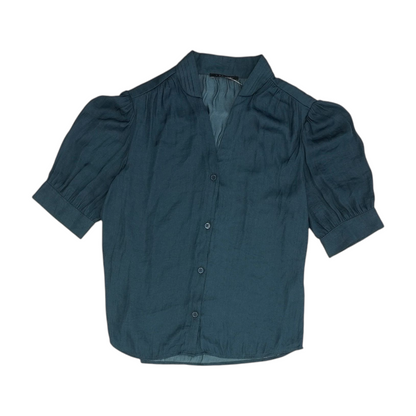 Navy Button Down
