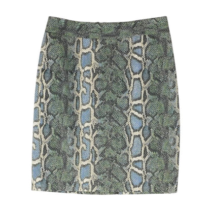 Multi Animal Print Midi Skirt