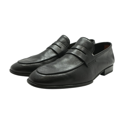 Black Slip-On Dress Shoes