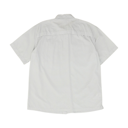 Blue Check Short Sleeve Button Down