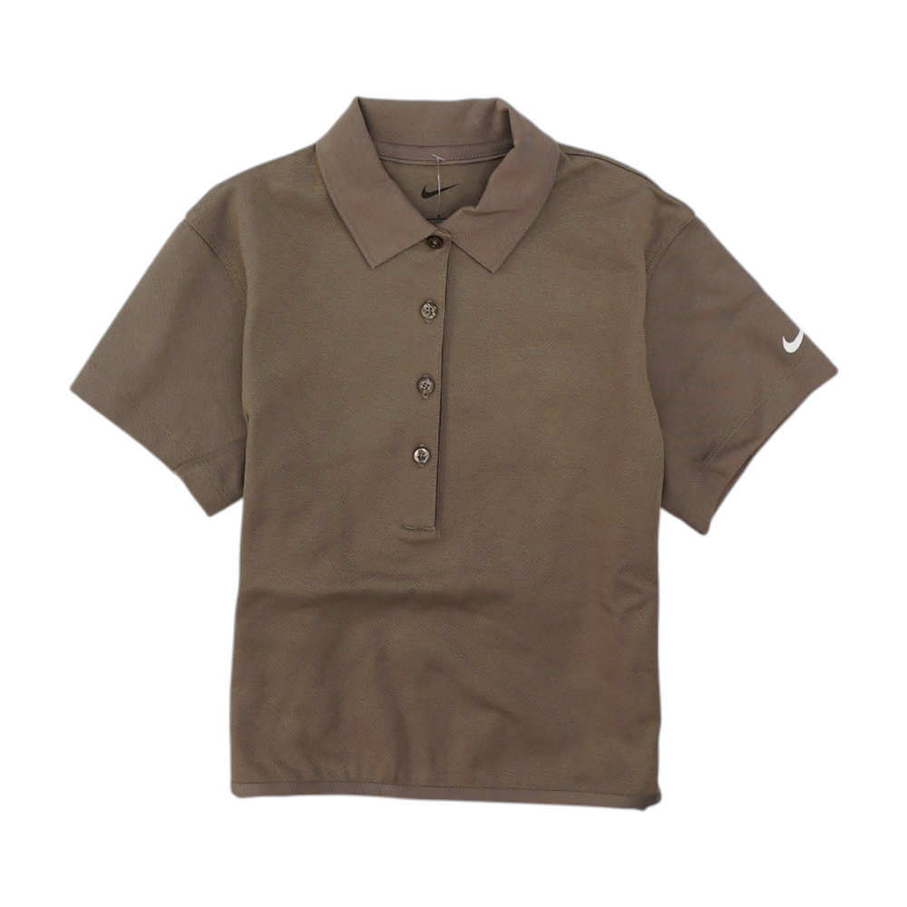 Brown Cropped Blouse
