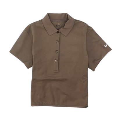 Brown Cropped Blouse