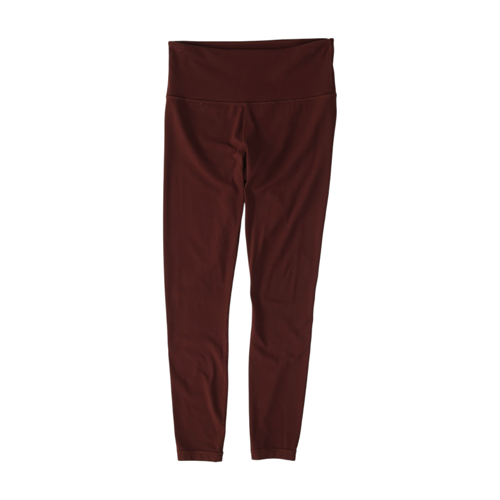 Burgundy Active Leggings