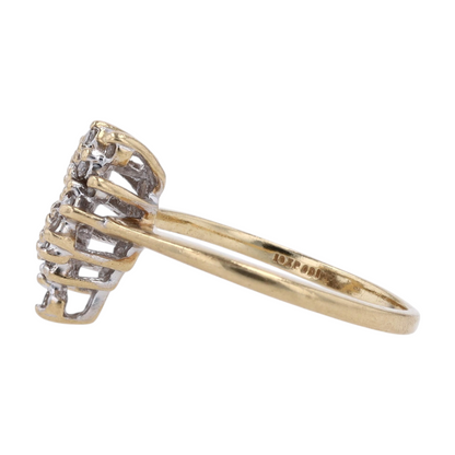 1/10 ctw 10K Yellow Gold Diamond Fashion Ring