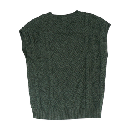 Green Solid Vest