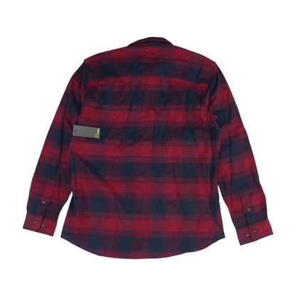Red Plaid Flannel Button Down