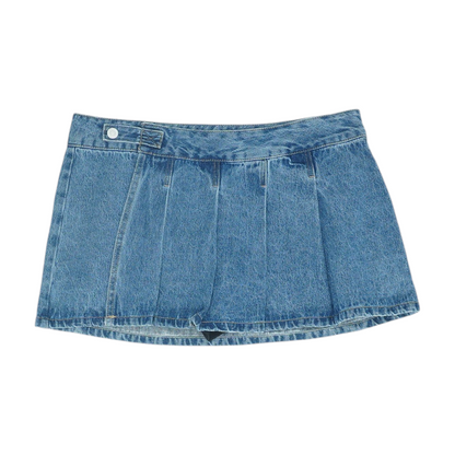 Blue Mini Skirt