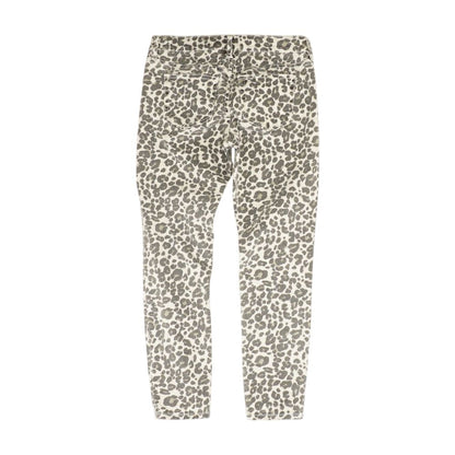 Gray Mid Rise Slim Leg Jeans