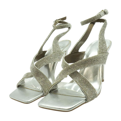 Silver Stiletto Heels