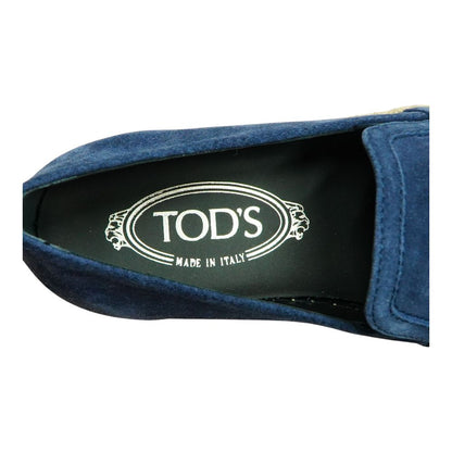 Navy Gomma Rafia TV Pantofola Pelle Shoes