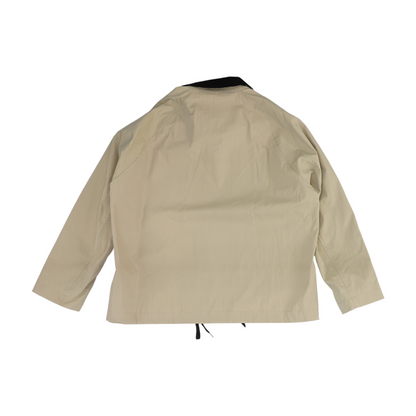 Beige Solid Jacket