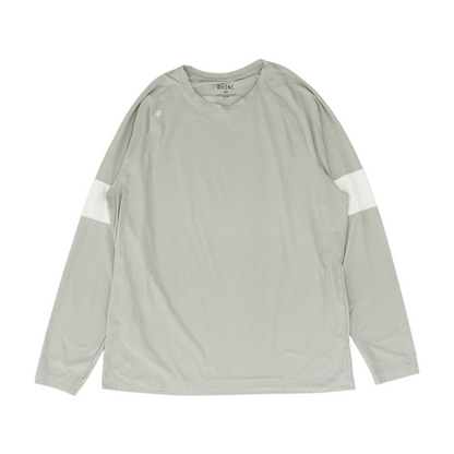 Gray Color Block Active T-Shirt