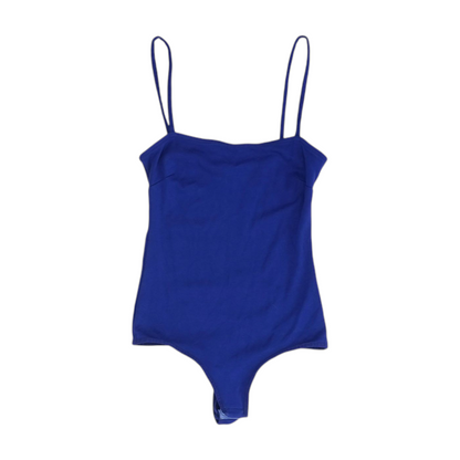 Blue Bodysuit Blouse