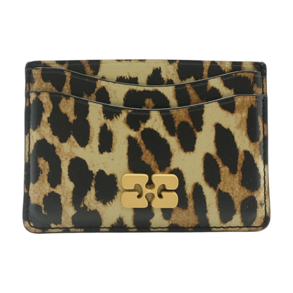 Leopard Printed Bou Card Holder