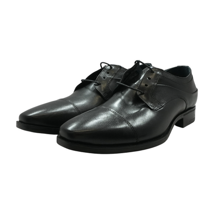 Black Lace-Up Dress Shoes