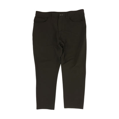 Black Solid Dress Pants