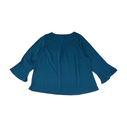 Teal Plus Blouse