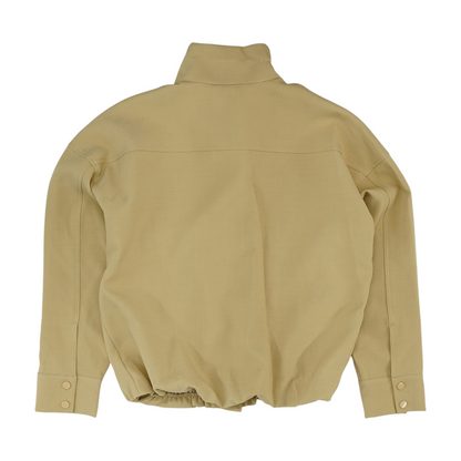 Beige Solid Jacket