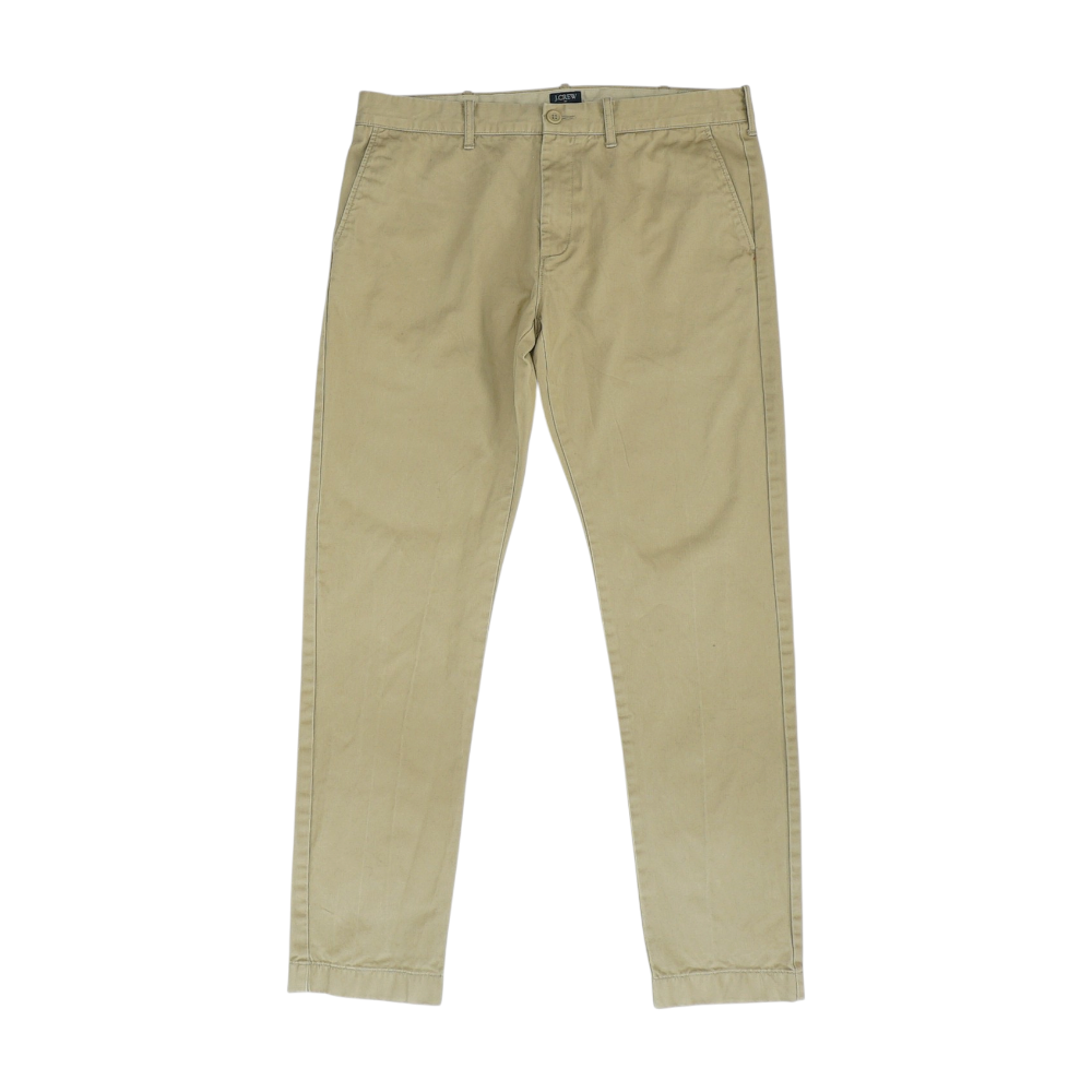 Beige Regular Pants