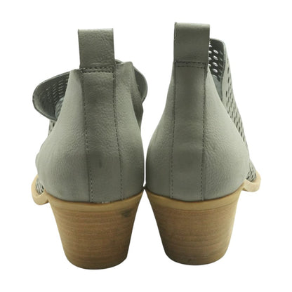 Gray Ankle Boots