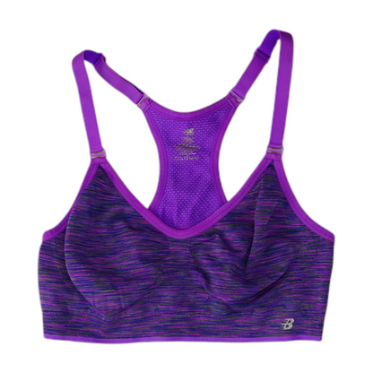 Purple Print Sports Bra