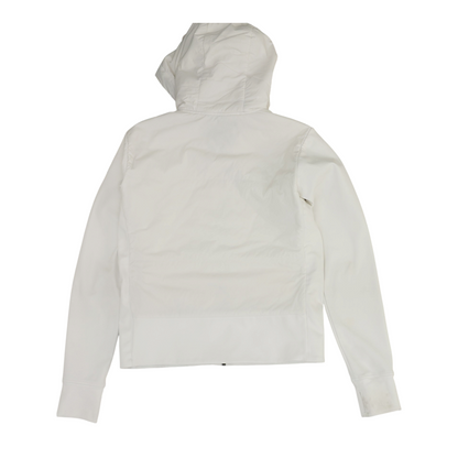 White Solid Active Jacket