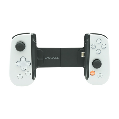 White Backbone One Gen 2 Mobile Gaming Controller- PlayStation Edition