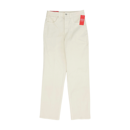 Cream Tall Straight Jeans