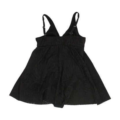 Black Solid One-Piece