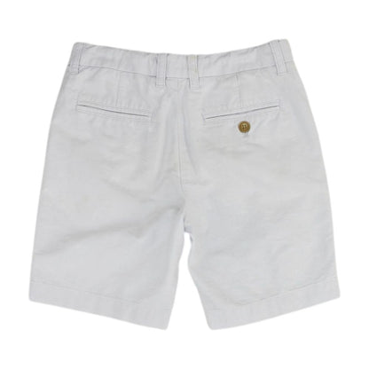 Blue Solid Chino Shorts