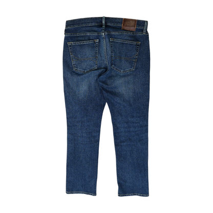 Navy Straight Jeans