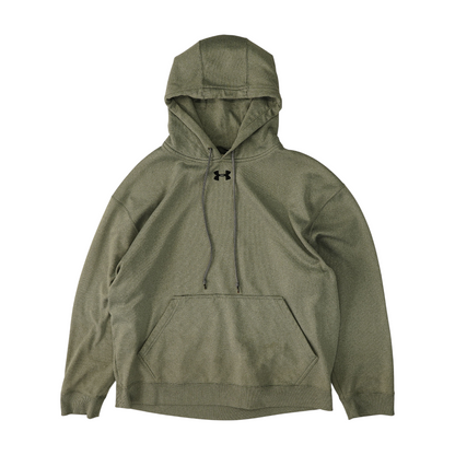 Gray Solid Hoodie Pullover