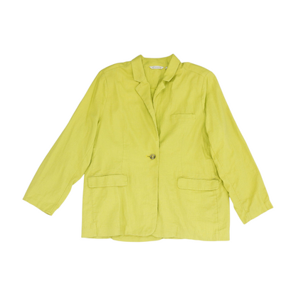 Green Solid Blazer