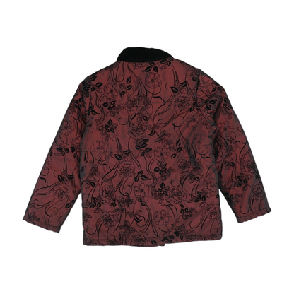 Maroon Floral Jacket