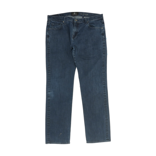 Navy Straight Jeans