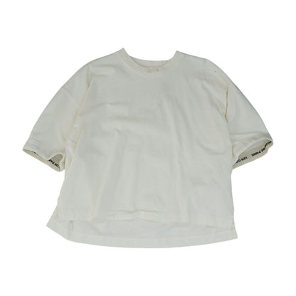 Ivory Solid Crewneck T Shirt
