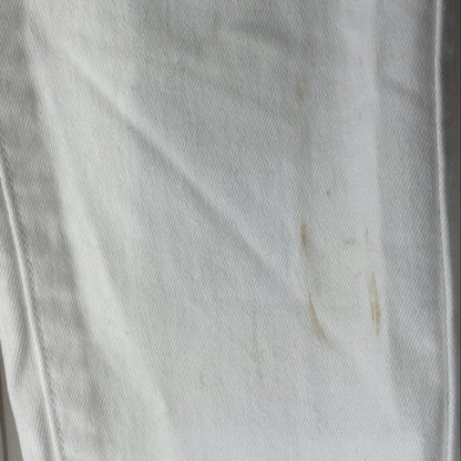 White Mid Rise Jeans