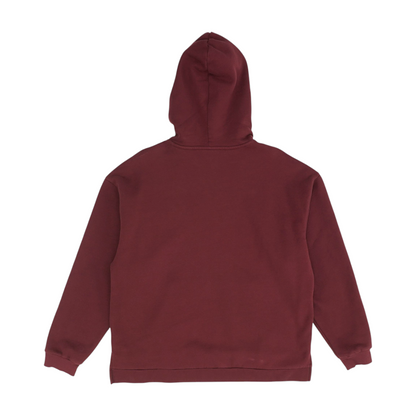 Maroon Solid Hoodie Pullover