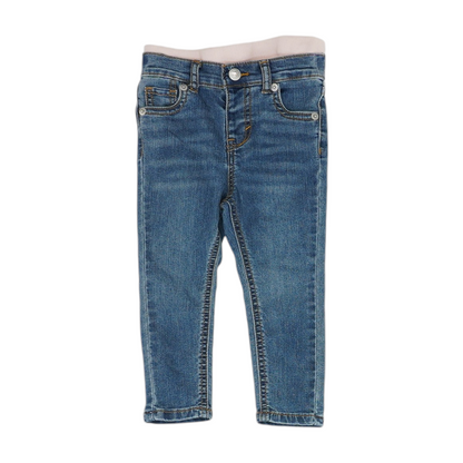 Blue Solid Skinny Jeans