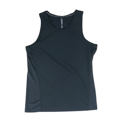 Black Solid Active Tank