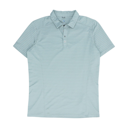 Gray Solid Short Sleeve Polo