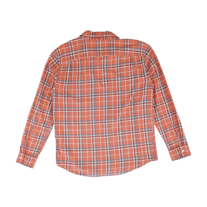 Pink Plaid Flannel Button Down