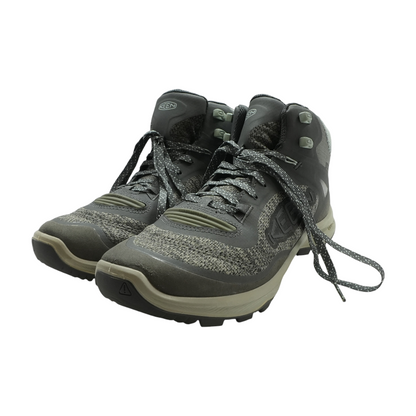 Gray Mid-Top Athletic Shoes